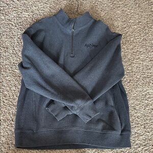 Sport-Tek Men's Dark Gray Zip-Up Sweater